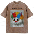 Funny Cat T-Shirt Gift Idea for Her
