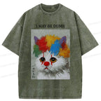Funny Cat T-Shirt Gift Idea for Her