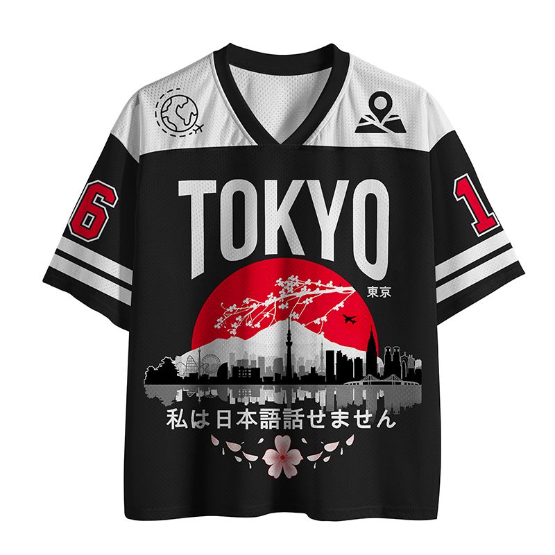 Breathable Mesh Jersey for Streetwear