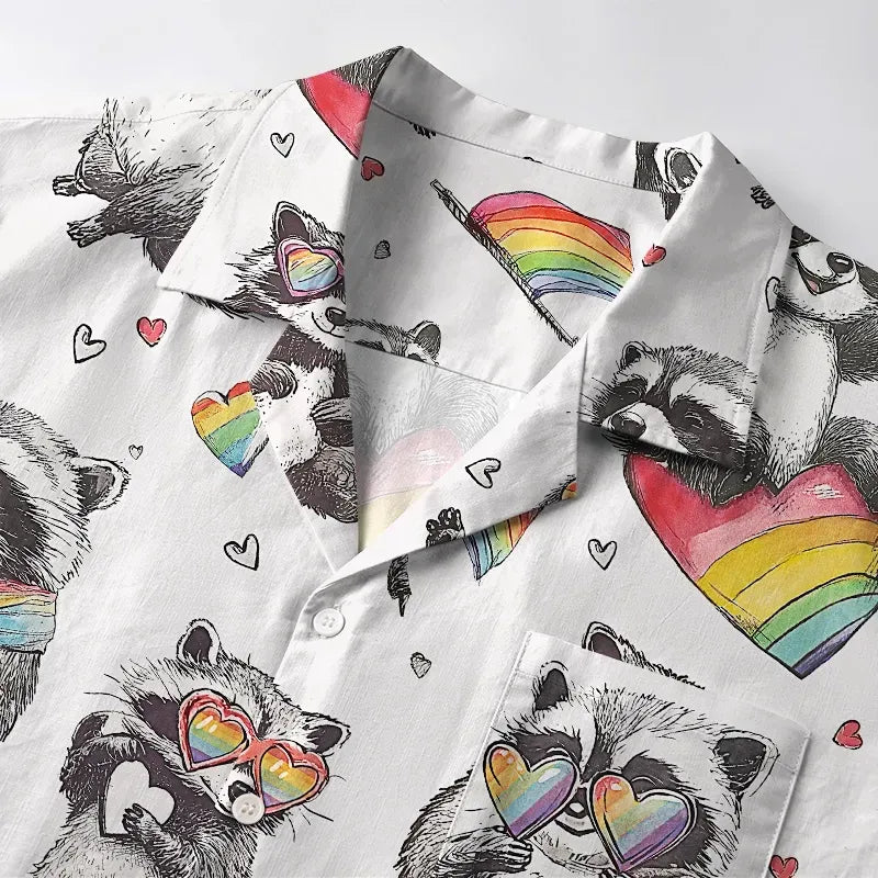Kyoto Lion Raccoon Shirt Limited Edition