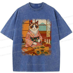Cat Teahouse T-Shirt Best Seller