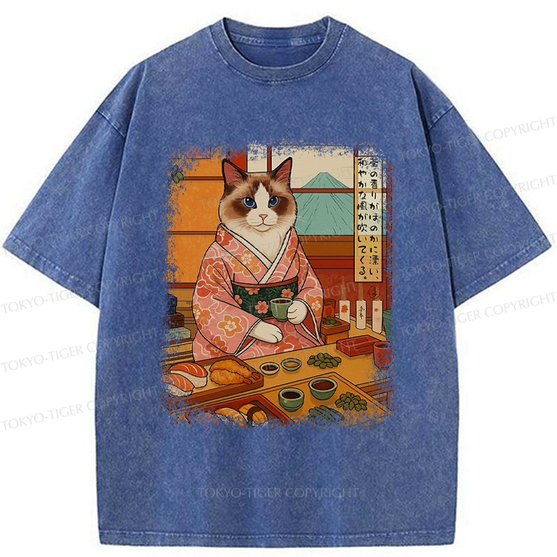 Cat Teahouse T-Shirt Best Seller