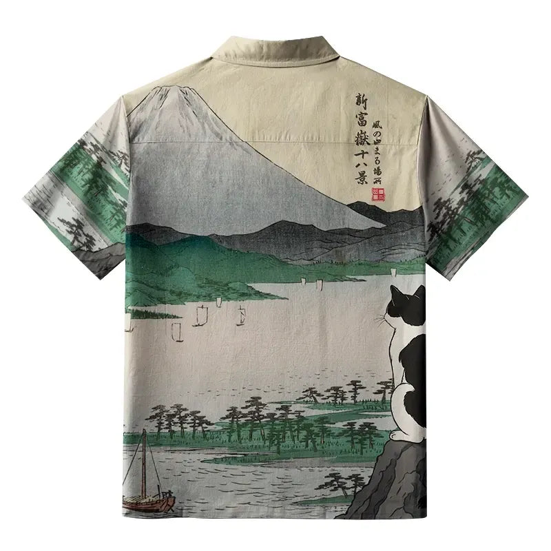 Comfortable Japanese Aloha Shirt on Sale