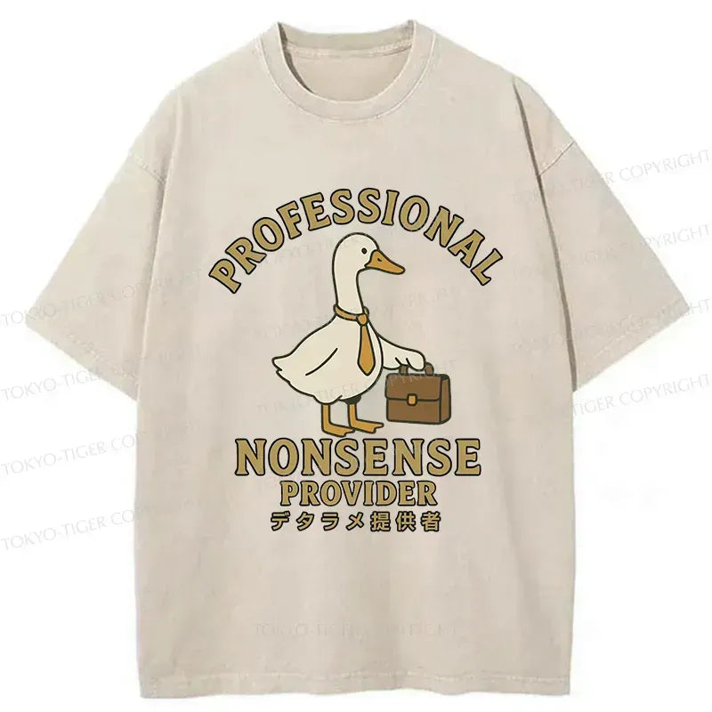 Kyoto-Lion Professional Goose Washed T-Shirt