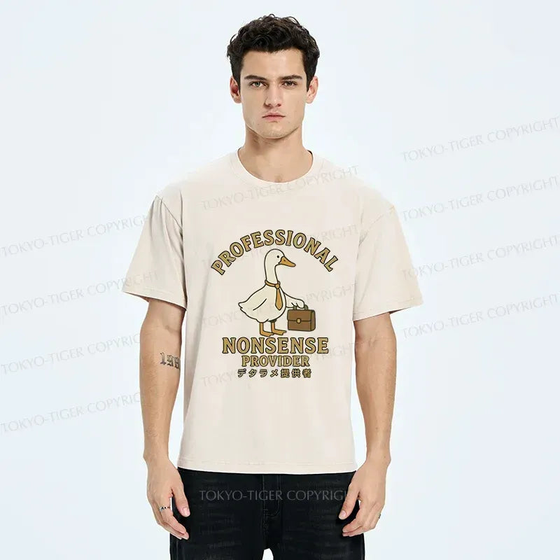 Kyoto-Lion Professional Goose Washed T-Shirt