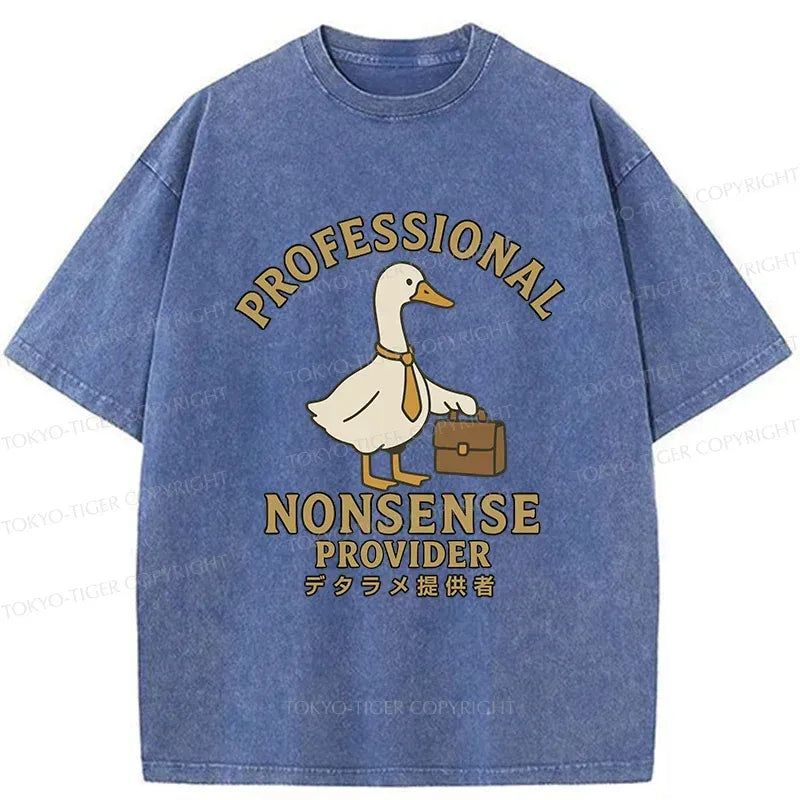 Kyoto-Lion Professional Goose Washed T-Shirt