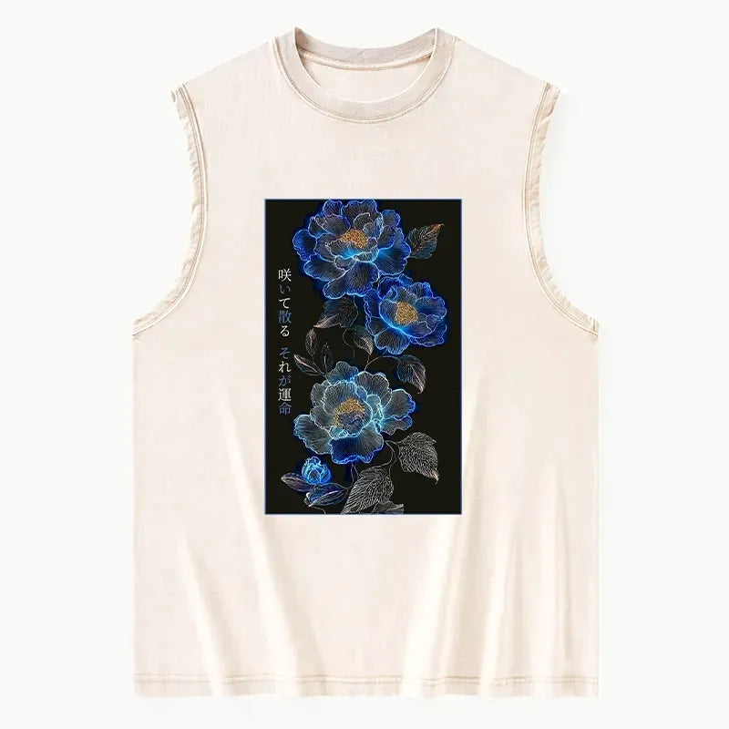 Japanese Washed Tank for Summer