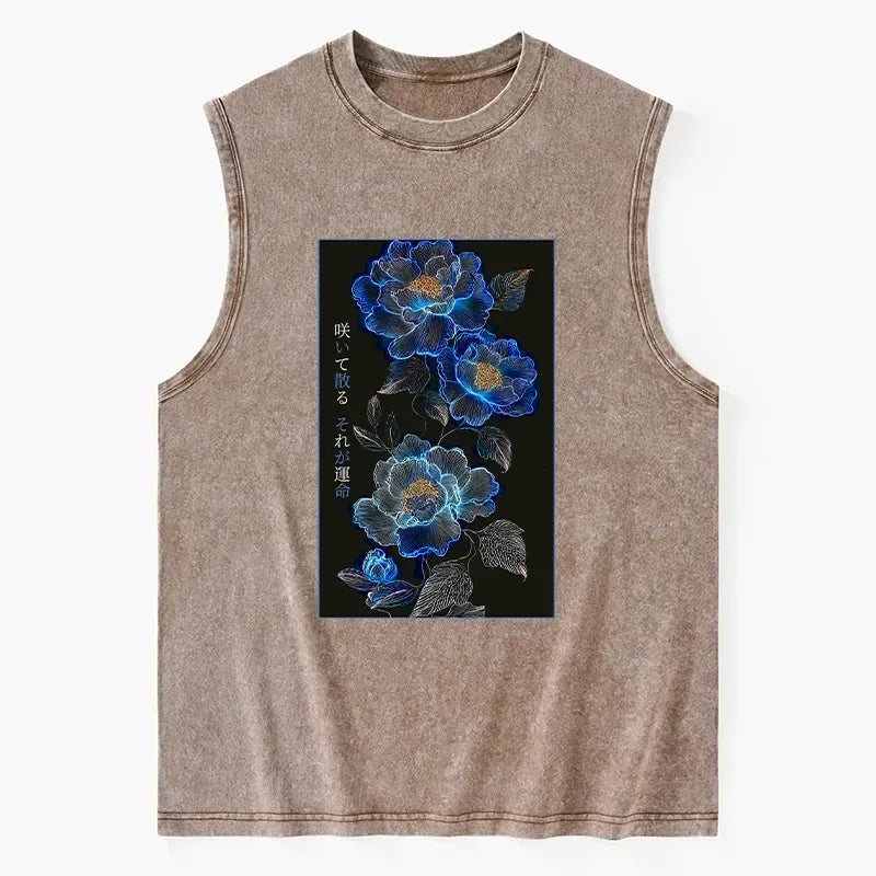 Japanese Washed Tank for Summer