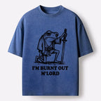 Tokyo?Tiger Tired Frog Samurai Washed T-Shirt