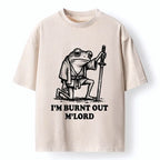 Best Seller Washed Frog Samurai T-Shirt for Men