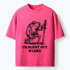 Tokyo?Tiger Tired Frog Samurai Washed T-Shirt