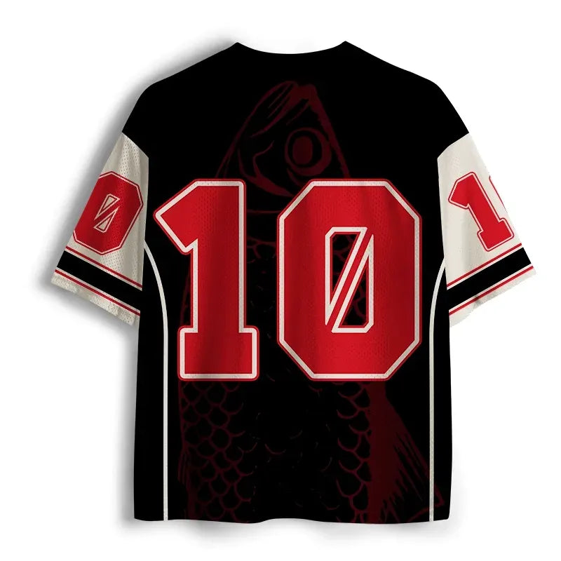 Breathable Japanese Mesh Jersey for Fitness