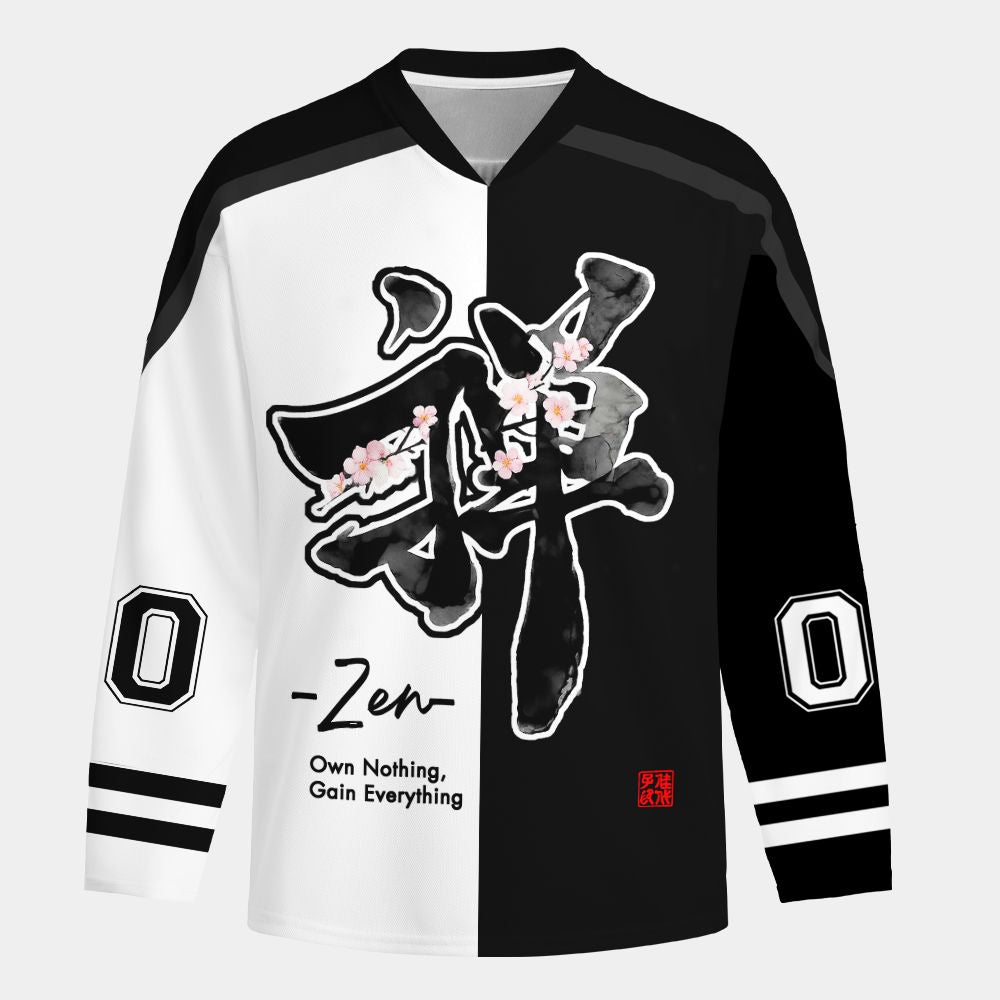 Kyoto-Lion Zen And The Flower Long-Sleeve Hockey Jersey