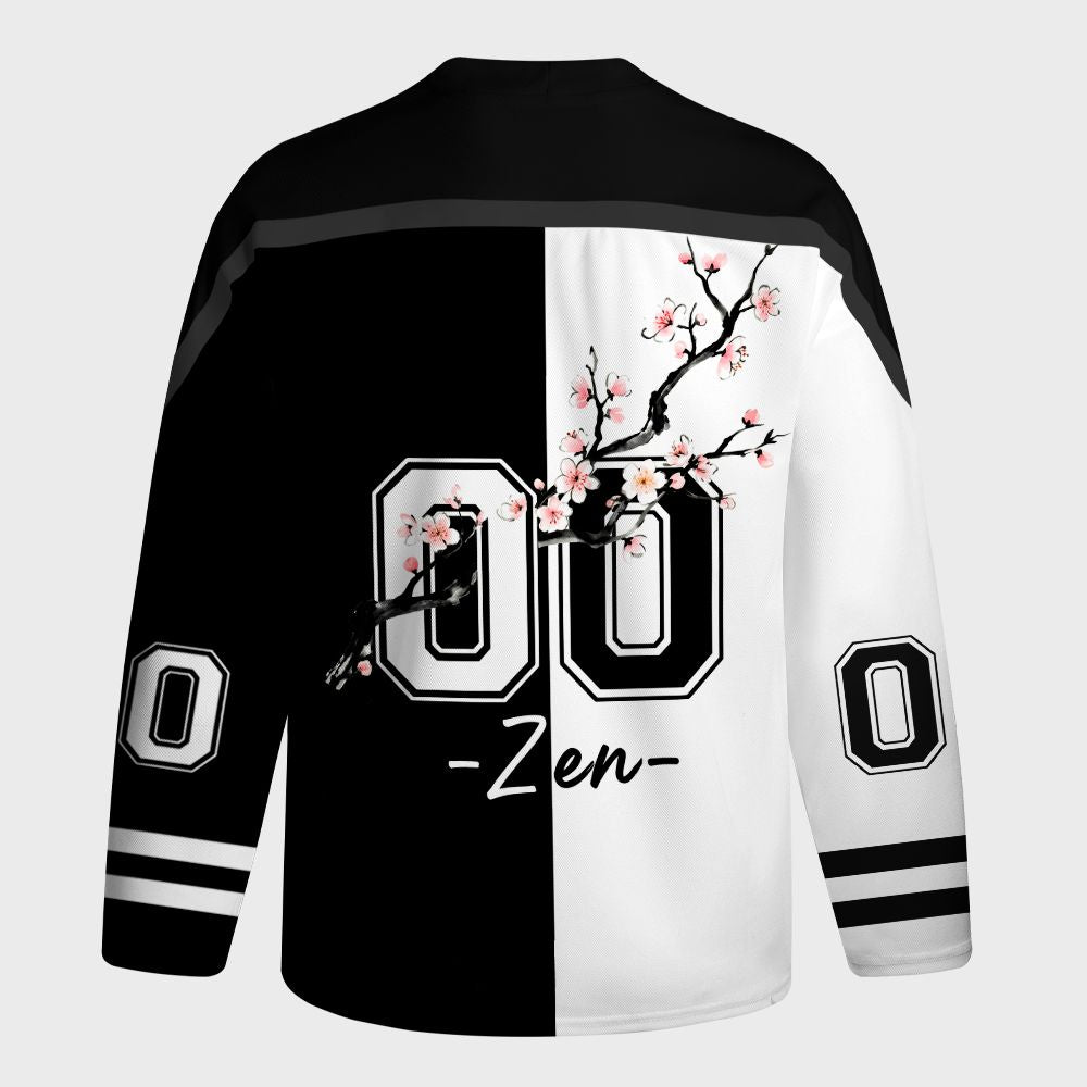 Kyoto-Lion Zen And The Flower Long-Sleeve Hockey Jersey