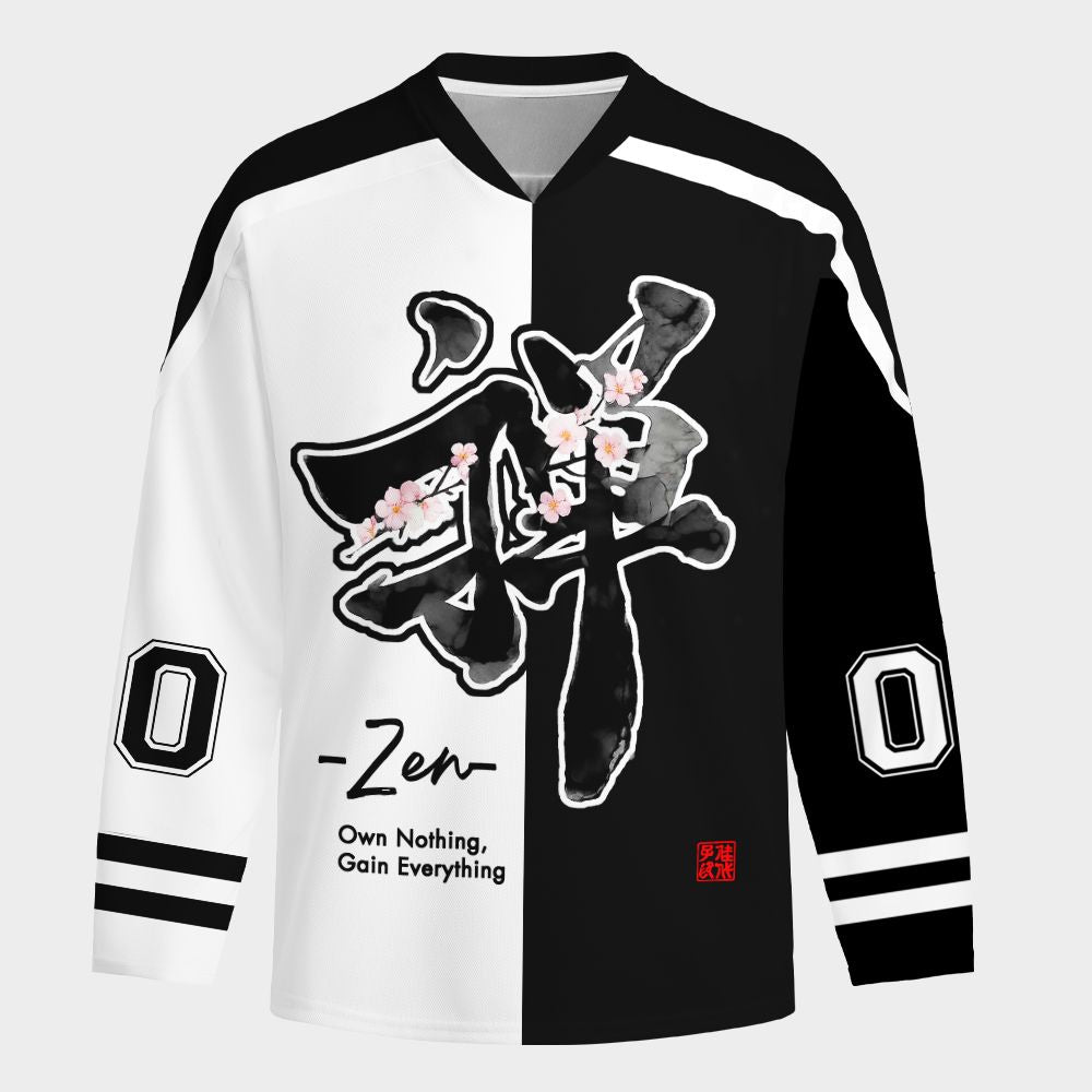Kyoto-Lion Zen And The Flower Long-Sleeve Hockey Jersey