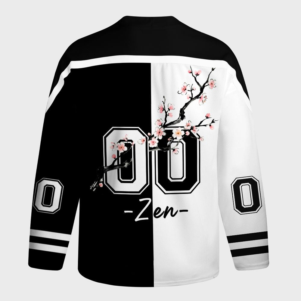 Kyoto-Lion Zen And The Flower Long-Sleeve Hockey Jersey