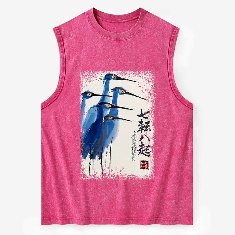 Trending Ukiyo-e Tank Top for Summer
