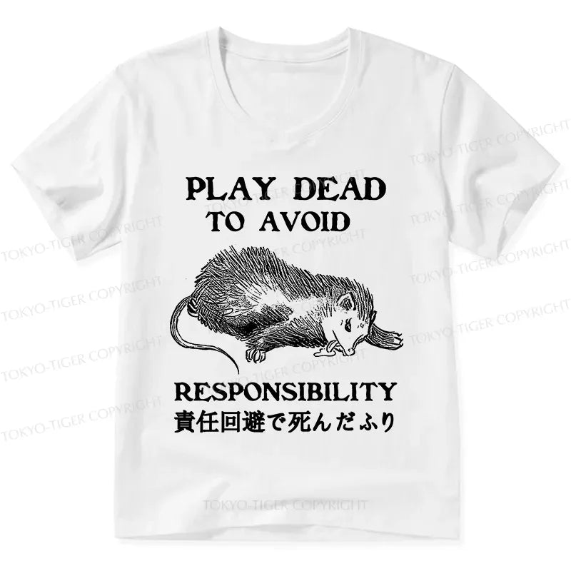 Play Dead Lion T-Shirt for Summer