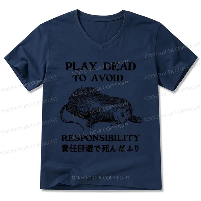 Play Dead Lion T-Shirt for Summer