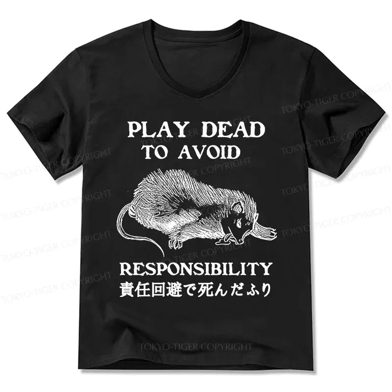 Play Dead Lion T-Shirt for Summer