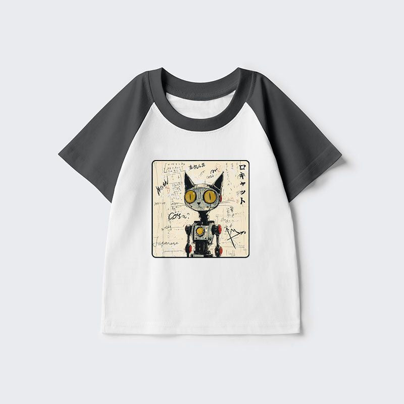 vintage kyoto lion kids tee gift for him