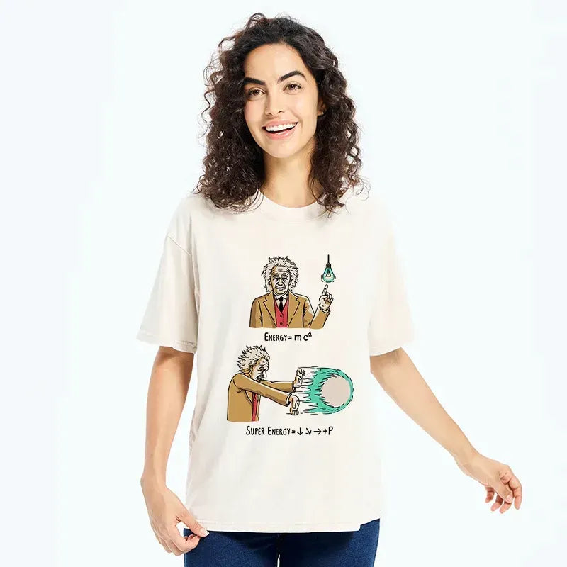 Kyoto-Lion Einstein's Secret Weapon Washed T-Shirt