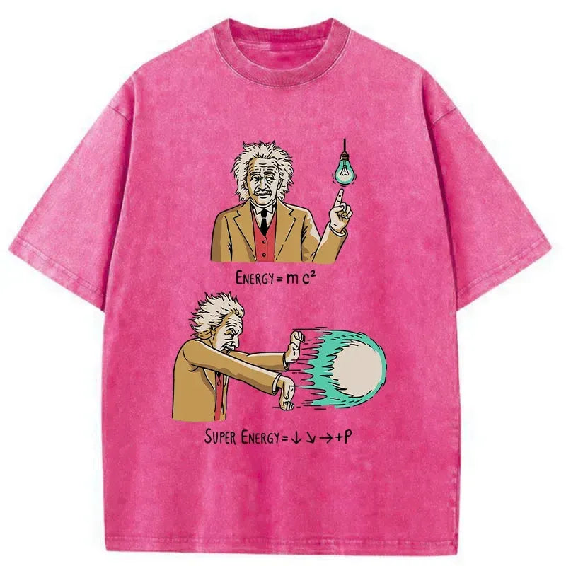 Kyoto-Lion Einstein's Secret Weapon Washed T-Shirt