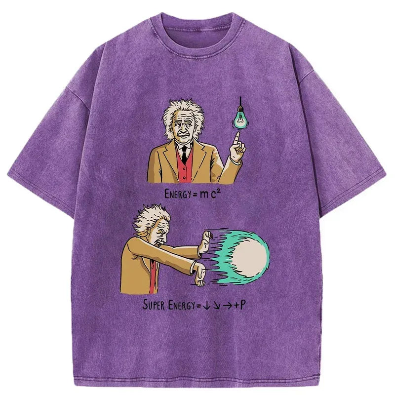 Kyoto-Lion Einstein's Secret Weapon Washed T-Shirt