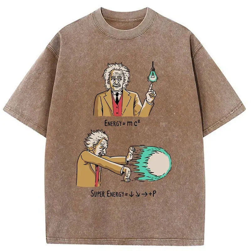 Kyoto-Lion Einstein's Secret Weapon Washed T-Shirt