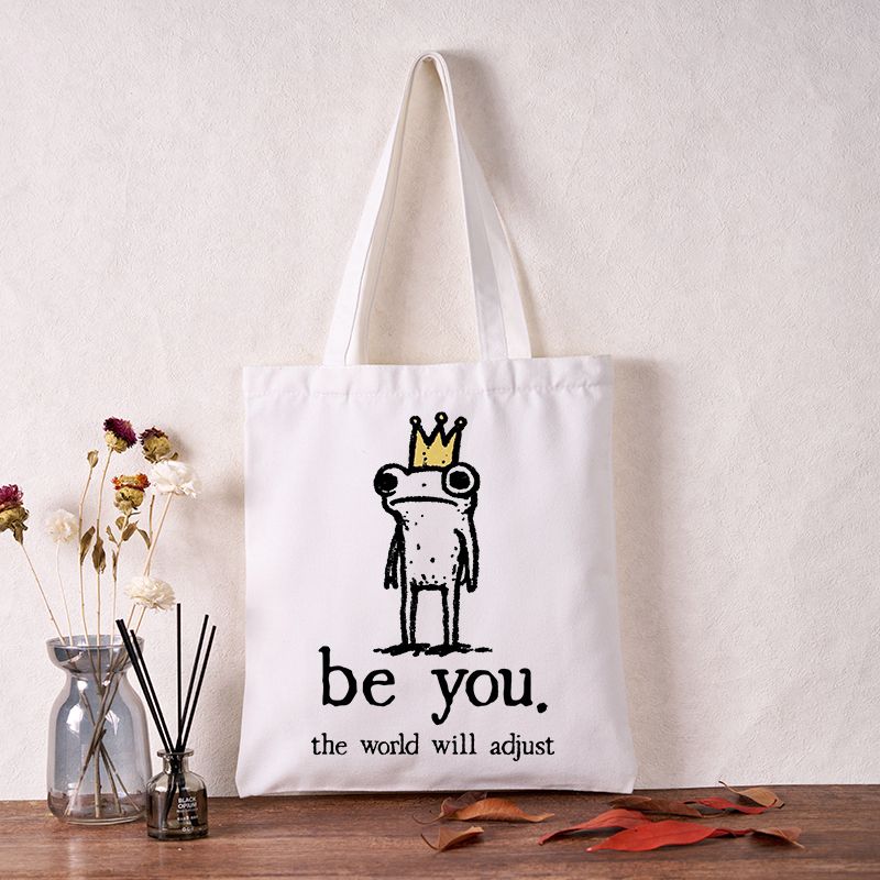 Trendy Kyoto Lion Tote Bag for Casual Streetwear