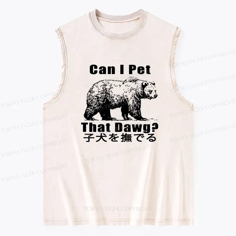 Japanese vintage unisex tank top
