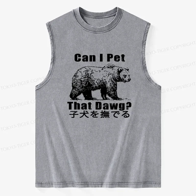Japanese vintage unisex tank top