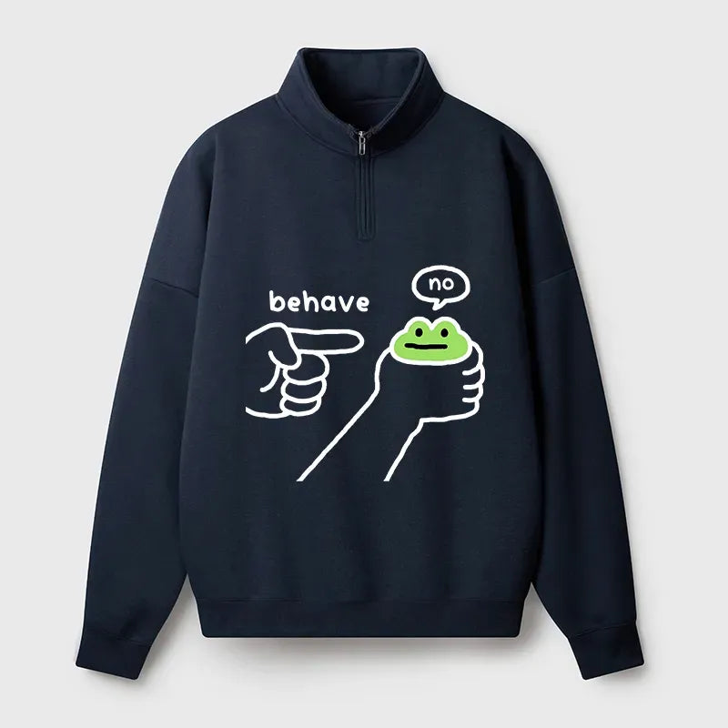 Dishonest Frog Sweatshirt for Daily Wear