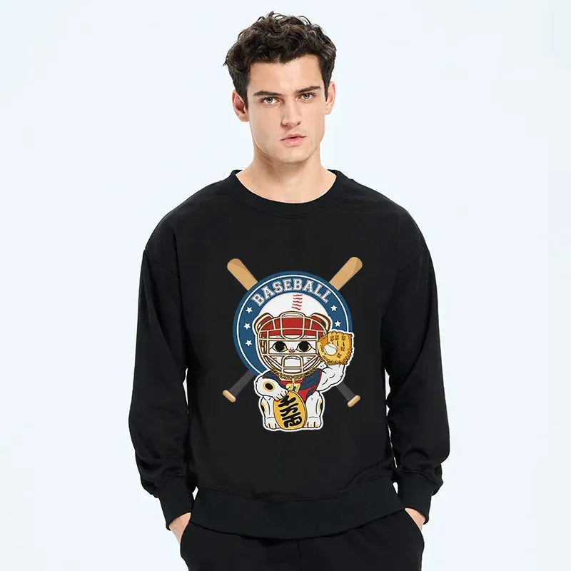 Ukiyo-e Style Sweatshirt for Streetwear