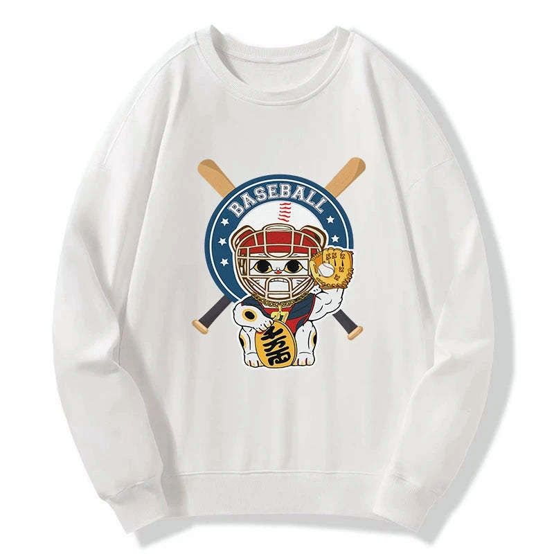 Ukiyo-e Style Sweatshirt for Streetwear