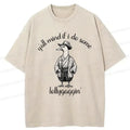 Kyoto-Lion Stupid Samurai Goose Washed T-Shirt