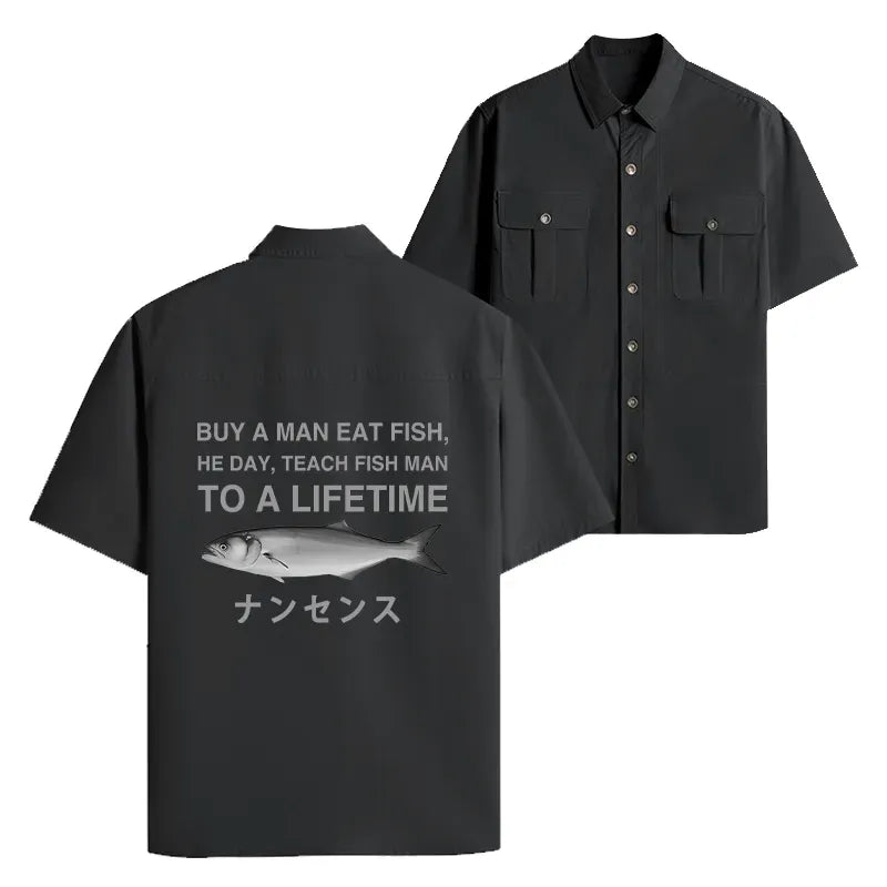 Kyoto-Lion Funny To A Lifetime Work Shirt
