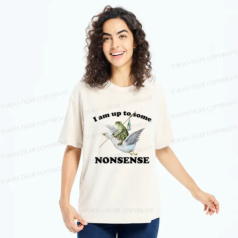 Kyoto-Lion washed tee on sale