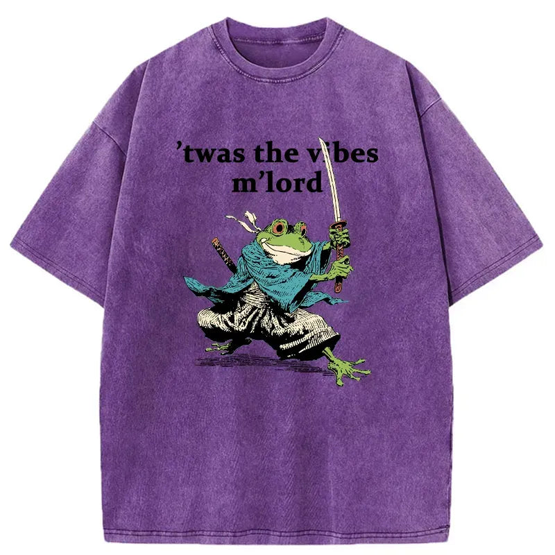 Kyoto-Lion The Frog Samurai Washed T-Shirt