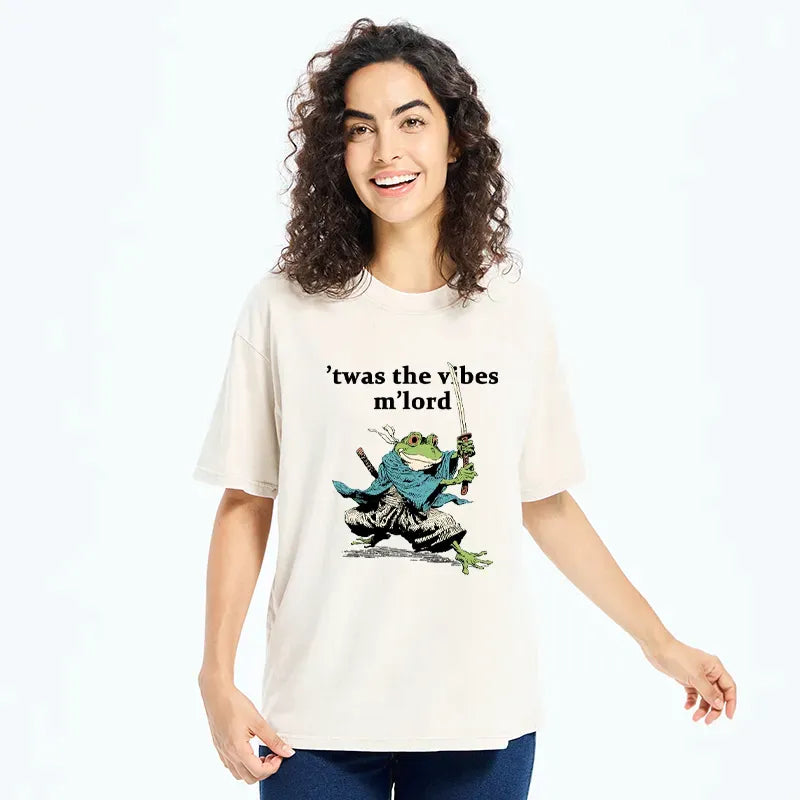 Japanese Samurai Frog T-Shirt for Casual