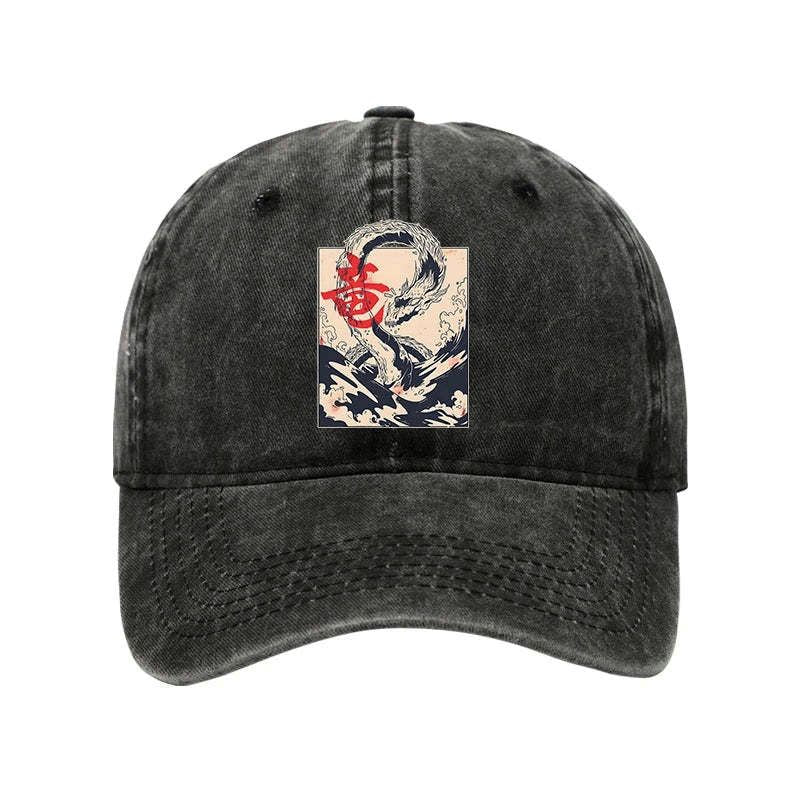 Japanese washed cap for daily wear