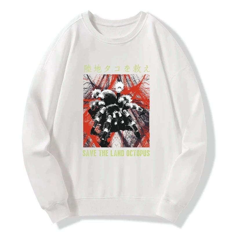 unisex scary spider sweatshirt gift idea