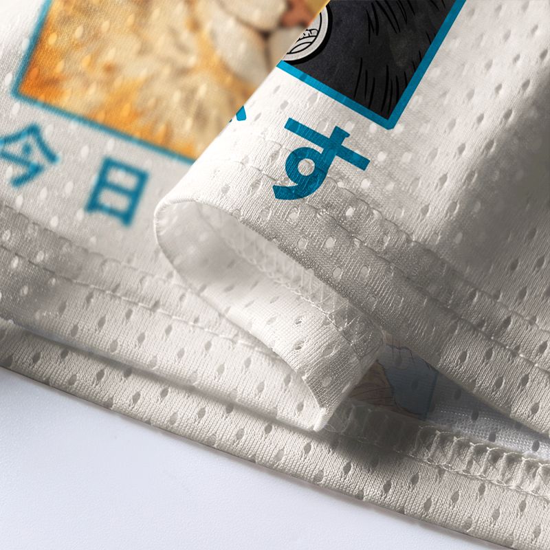 Japanese Ukiyo-e Mesh Jersey on Sale