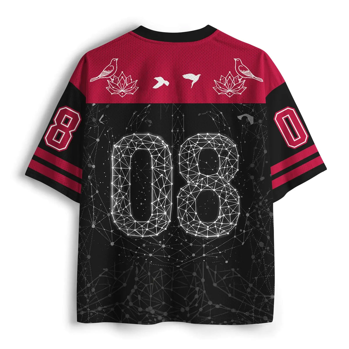 Kyoto-Lion No Chaos Only Zen Cats And Peace Mesh Jersey