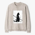 Japanese Cat Samurai Sweatshirt Free Shipping