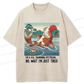 Kyoto-Lion Funny Koi Washed T-Shirt