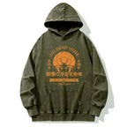 Kyoto lion washed hoodie for streetwear