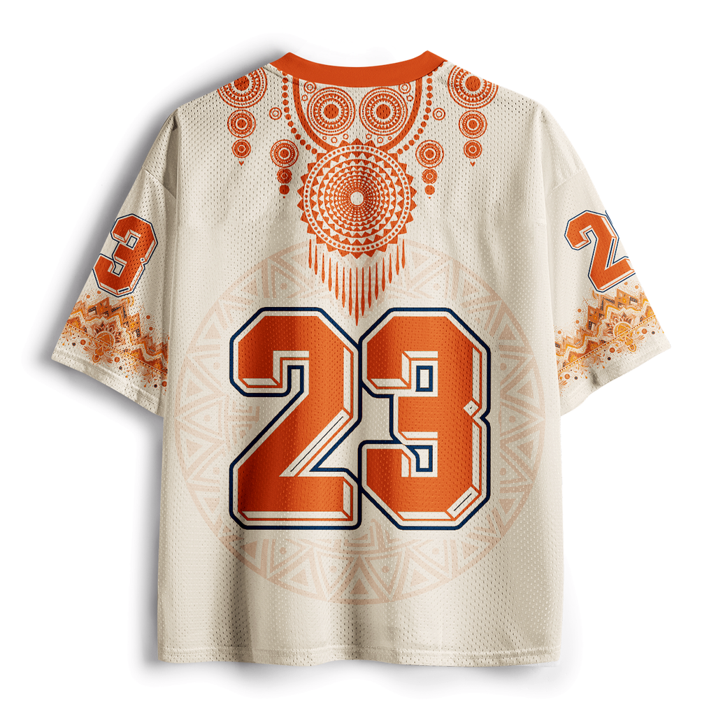 Kyoto Lion Folk Art Mesh Jersey