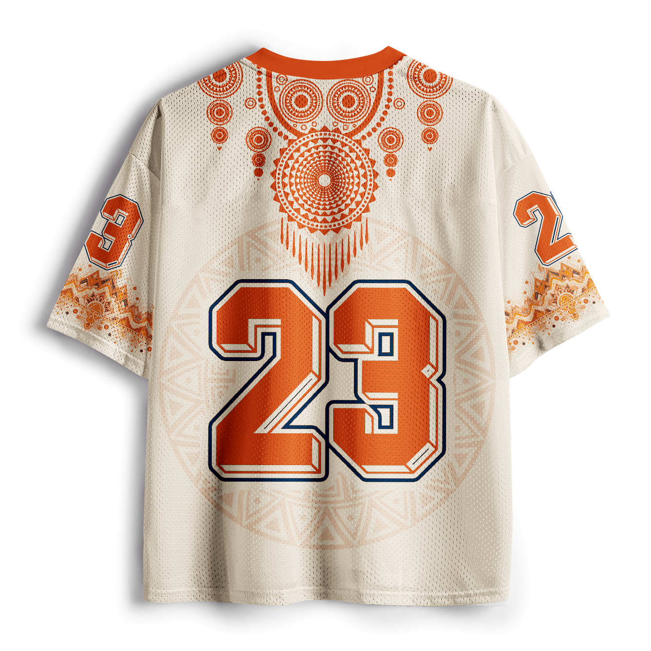 Kyoto Lion Folk Art Mesh Jersey