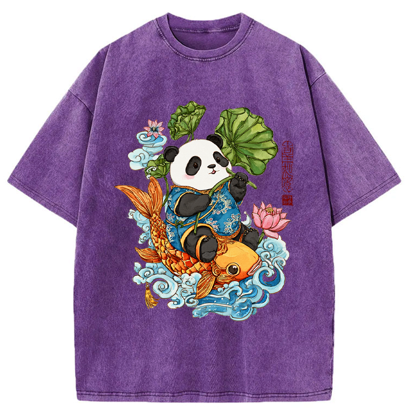 soft cotton panda t-shirt for daily wear